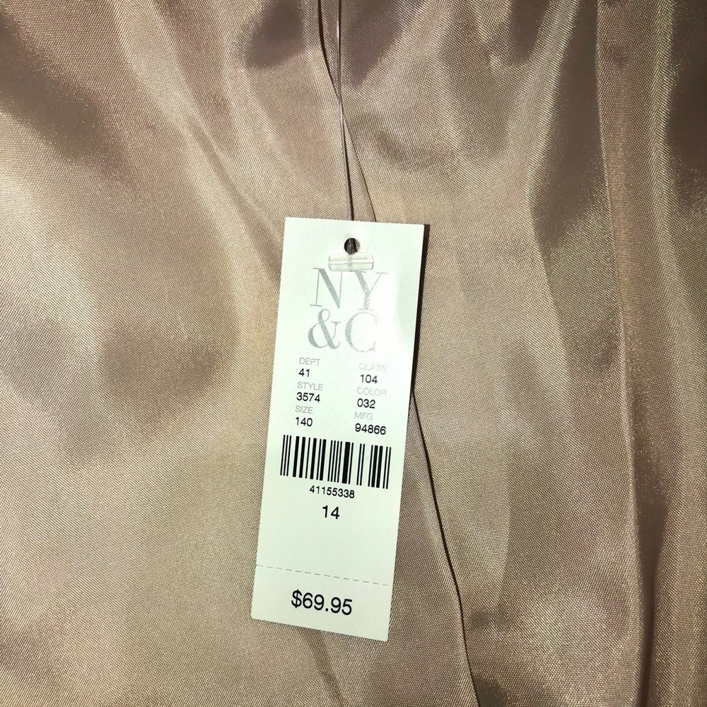 NWT NY&Co. Khaki Blazer Size 14 - Picture 12 of 14